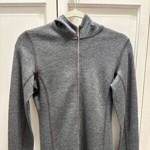 Arms of Andes Women’s Alpaca Wool Hoodie Jacket - 420 Midweight Full-Zip Grey S